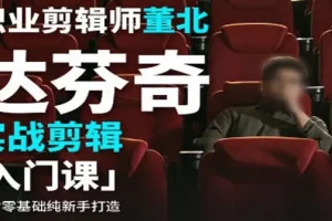 职业剪辑师董北：达芬奇实战剪辑入门课