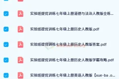 初中实验班提优训练