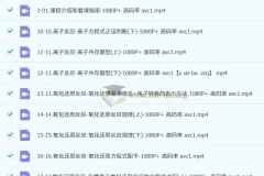 一化儿 高中化学 高考系统课 视频讲义