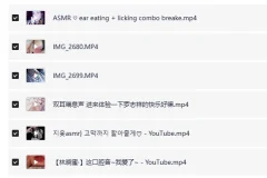 《美女视频素材耳边低语轩子巨兔等ASMR正经资源高清视频》[MP4][27.08GB]