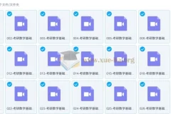大学高等数学 考研数学基础课程 张同斌