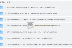 2024-2025中考数学-几何模型归纳训练（全国通用）