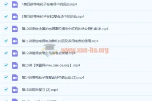 姜婷婷2020秋 高二物理秋季班 15讲带讲义完结