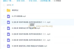 袁帅 2026高三高考物理 冲顶二轮寒假班 更新中