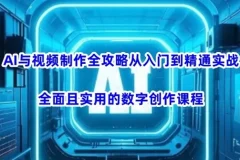 AI视频制作入门到精通实战课：实用数字创作全攻略