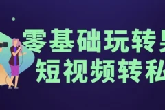 【零基础玩转男粉短视频转私域】