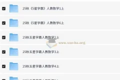 小学数学 5星学霸 人教 25秋