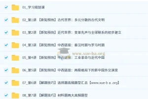 2025-2026年高中高一历史 刘莹莹 二轮寒假班