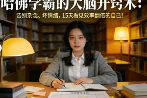 哈佛学霸的大脑开窍术：告别杂念、坏情绪，15天看见效率翻倍的自己！