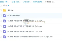 蔺天威 2026高三高考物理 二轮提升寒假班 更新中