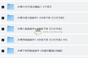 2026小初高教辅集