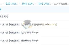 赵怡然 2026高三 高考化学 密训班