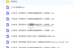 周峤矞 2026高三高考政治 二轮寒假班